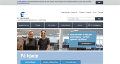 Desktop Screenshot of detfagligehus.dk